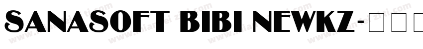 Sanasoft Bibi Newkz字体转换